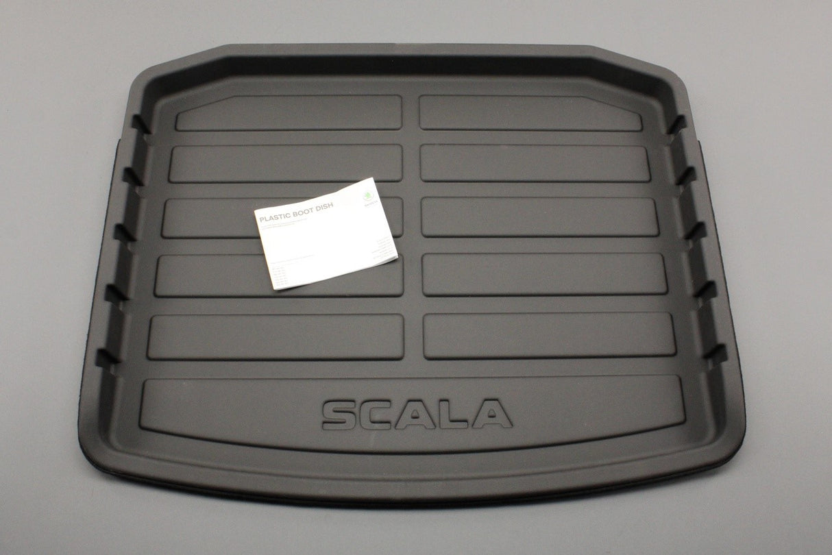 Skoda Scala 2019-on rigid boot liner 657061162