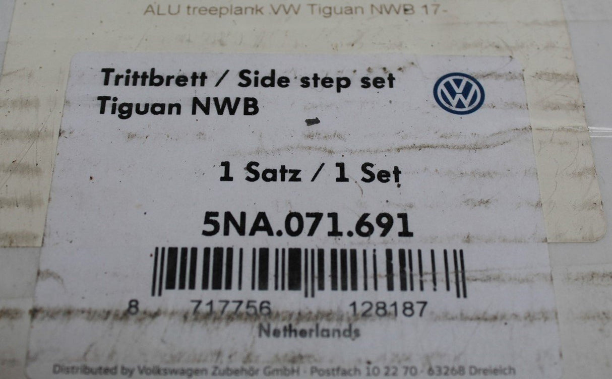 VW Tiguan 2016-24 aluminium side step running boards set 5NA071691