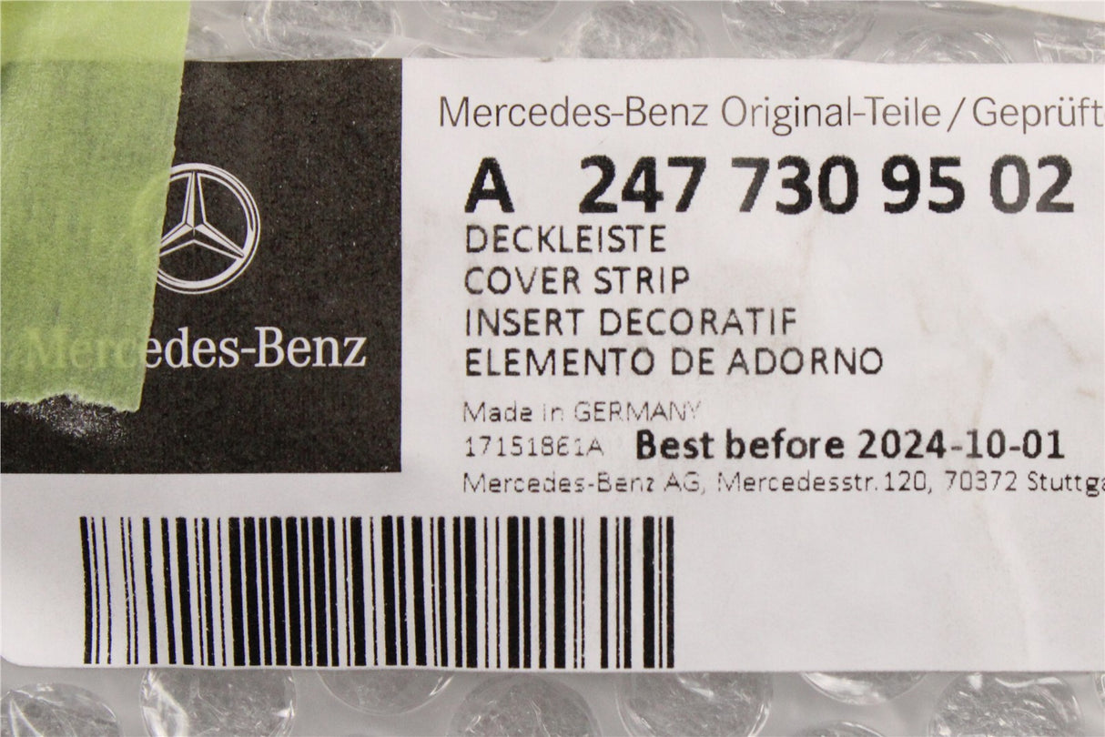 Mercedes-Benz GLA W247 rear door trim (left) A2477309502