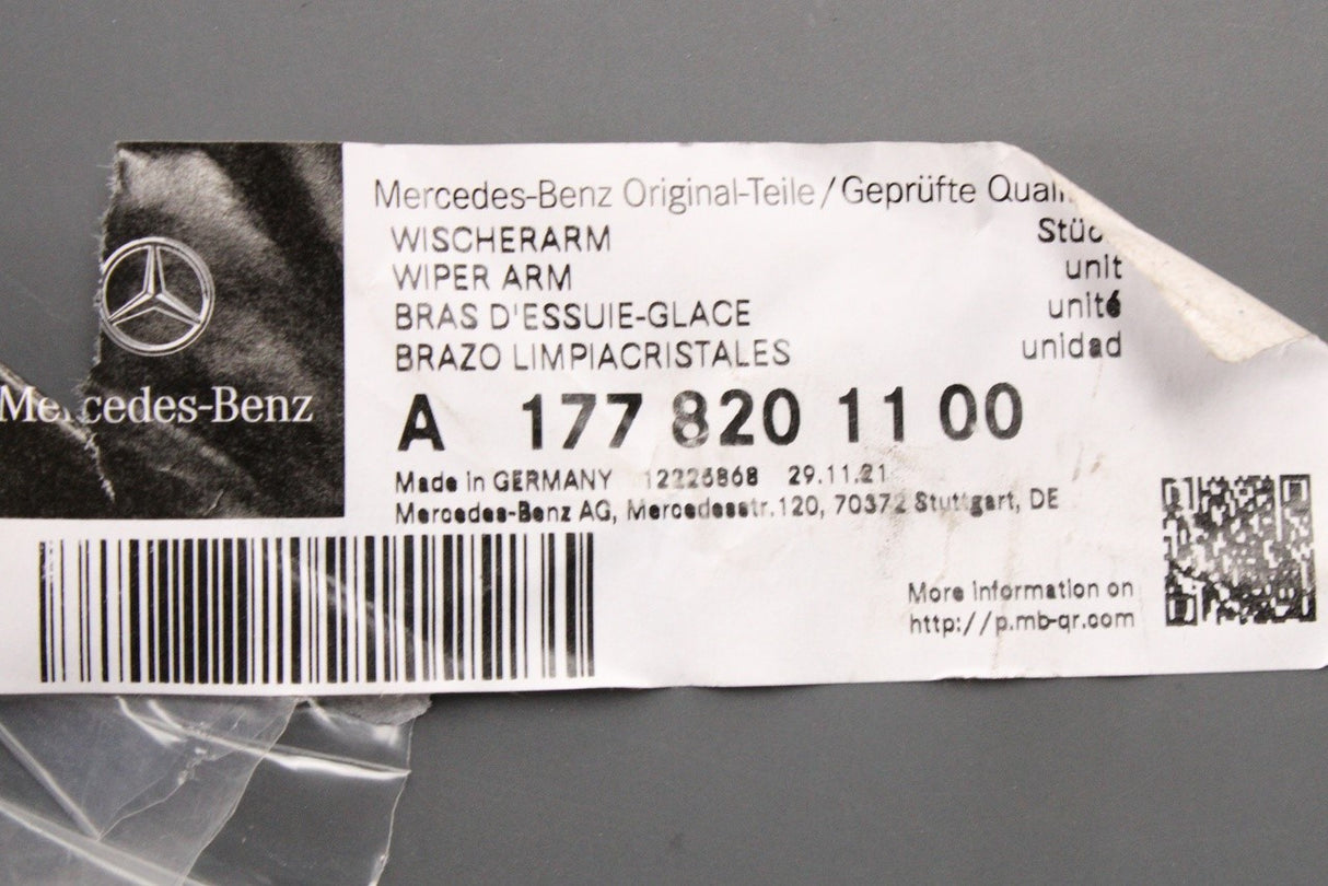 Mercedes-Benz A-Class W177 front wiper arm (left) A1778201100