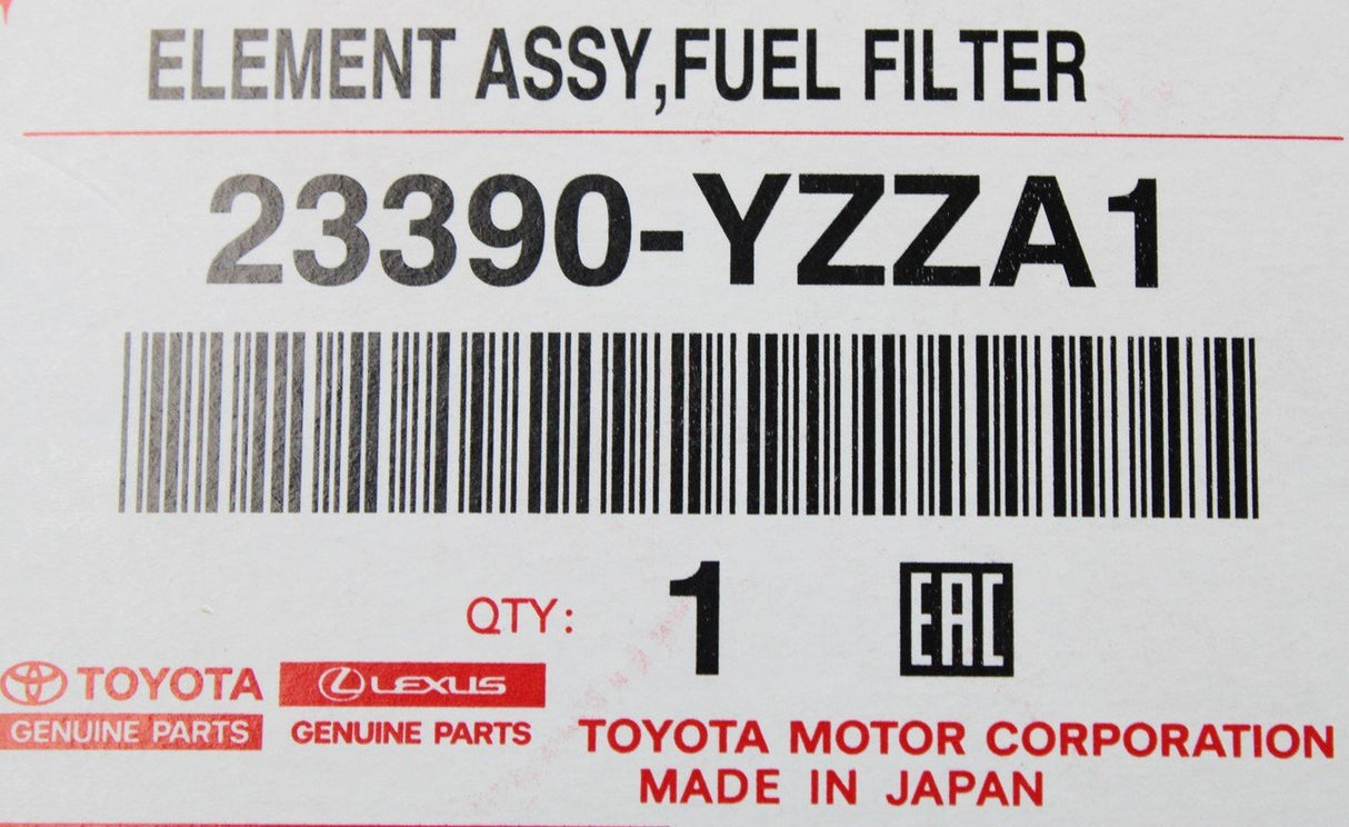 Toyota fuel filter element 23390YZZA1