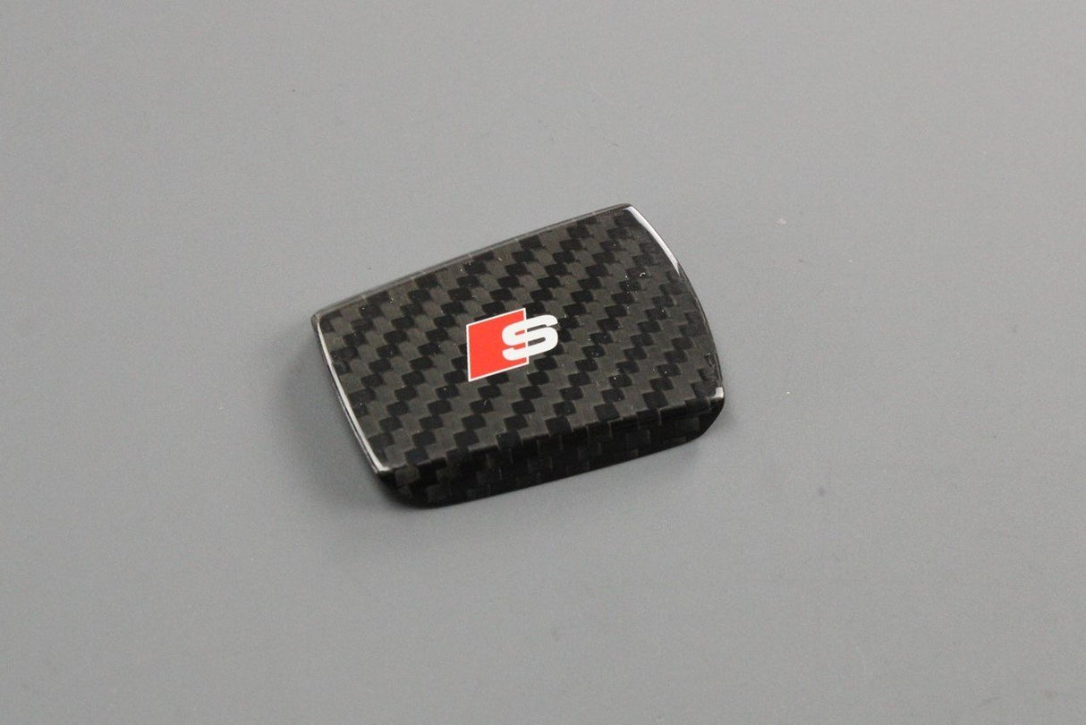 Audi A4 A5 Q5 Q7 2016-on carbon fibre key cover (S Logo) 8W6071208C 3Q0