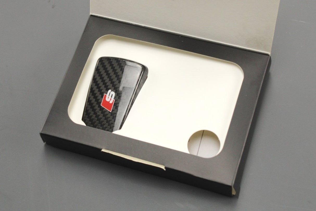 Audi A4 A5 Q5 Q7 2016-on carbon fibre key cover (S Logo) 8W6071208B 3Q0