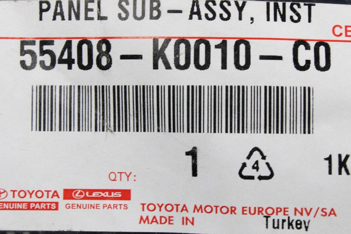 Toyota Yaris GR 2020-on dashboard speaker grill (right) 55408K0010C0