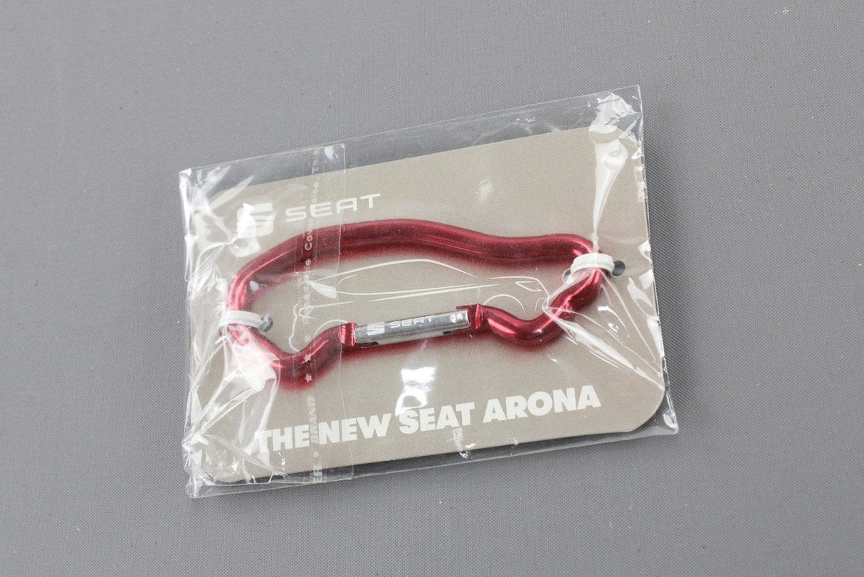 SEAT Arona carabiner key ring tag (red) 6H2087010 HAH