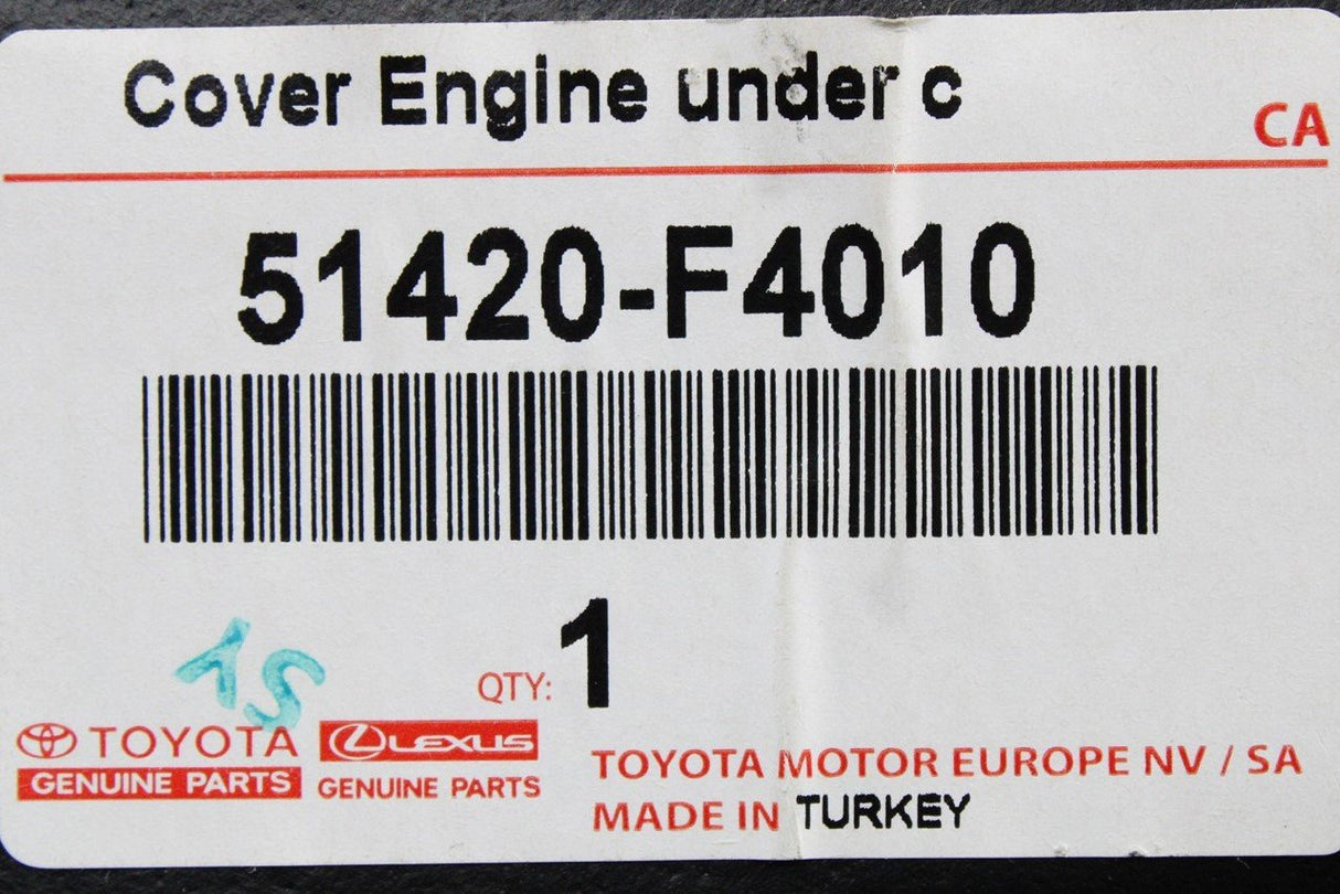 Toyota C-HR 2016-on engine under tray (front) 51420-F4010