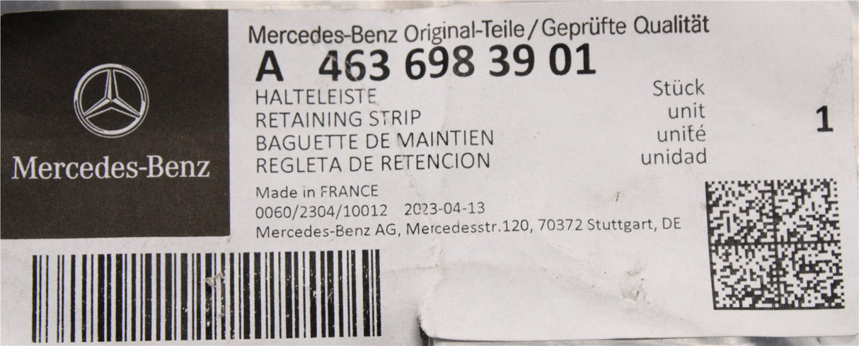 Mercedes-Benz AMG G63 W463 upper a-pillar trim (left) A4636983901