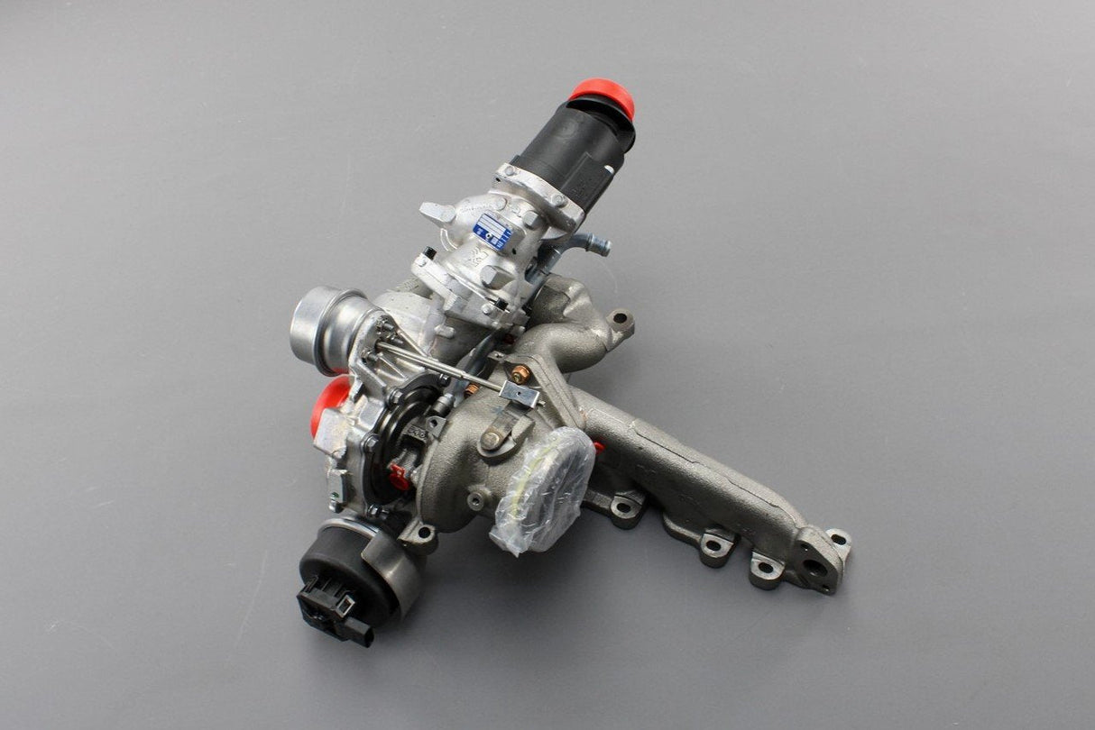 VW Amarok 2010-on 2.0 BiTDI turbocharger with manifold 03L145715M