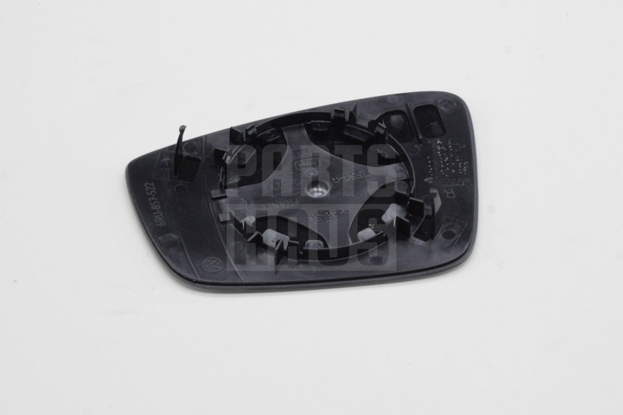 VW Up 2012-16 Skoda Citigo SEAT Mii wing mirror glass (right) 6RU857522