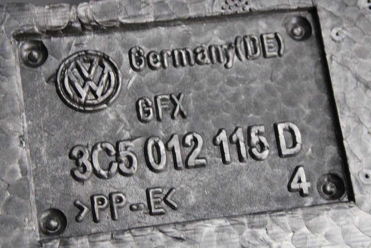 VW Passat B6 B7 CC 2006-2017 spare wheel tool box (FWD only) 3C5012115D
