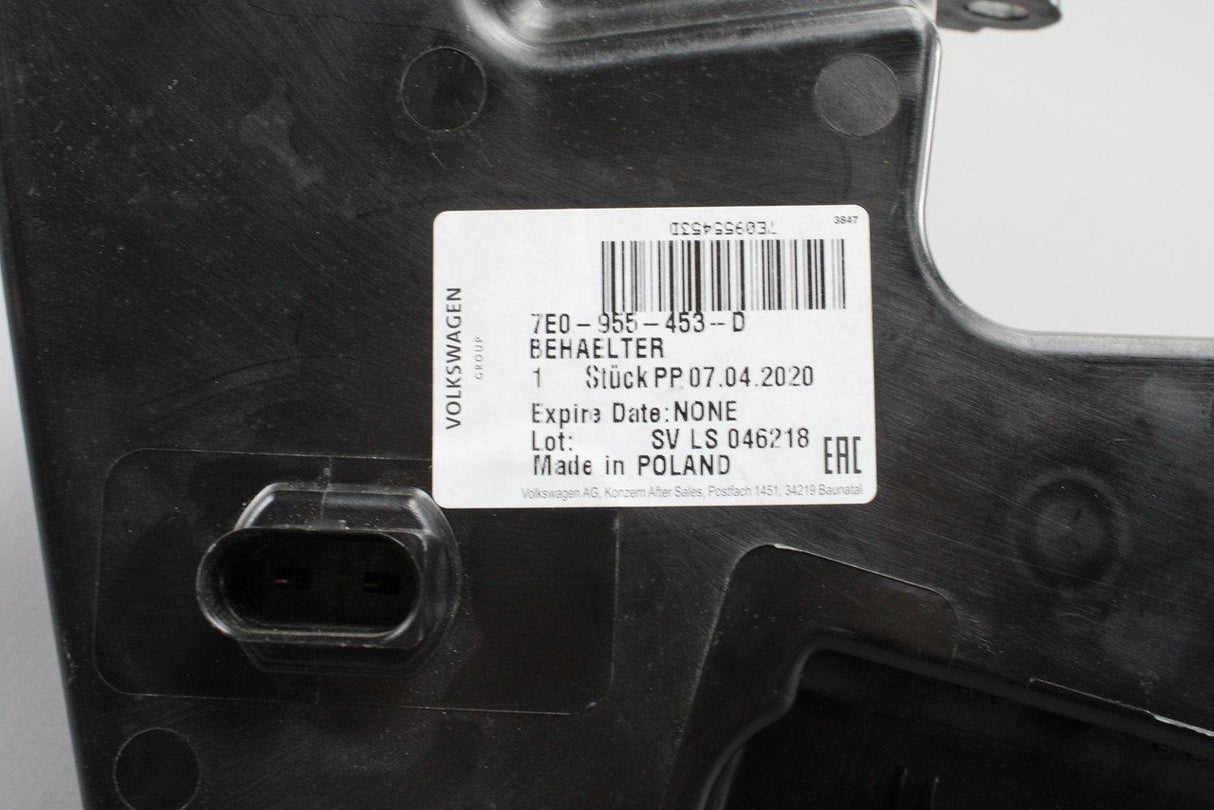 VW Transporter T6 T6.1 windscreen washer bottle reservoir 7E0955453D