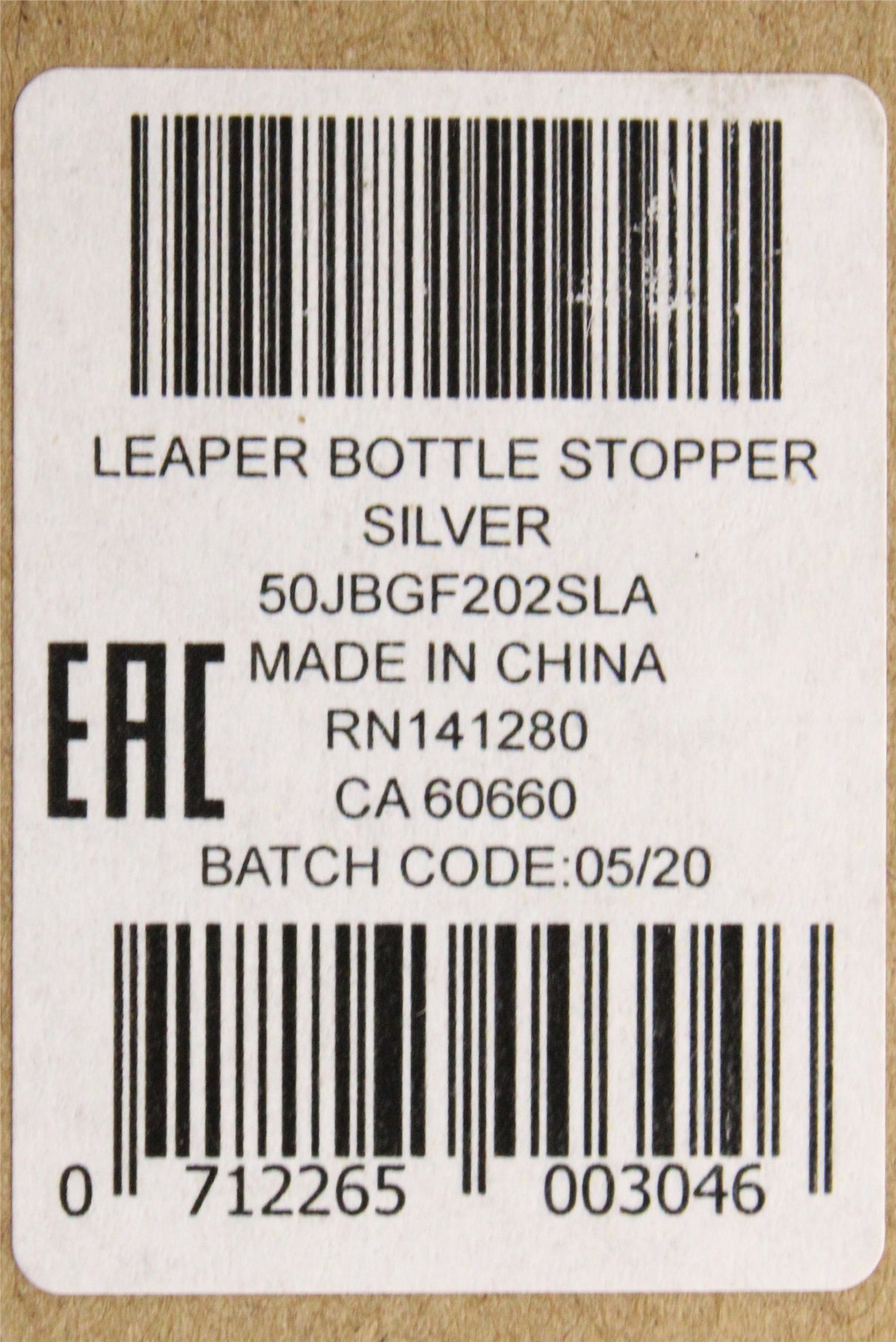 Jaguar accessory chrome leaper bottle stopper JBGF202SLA