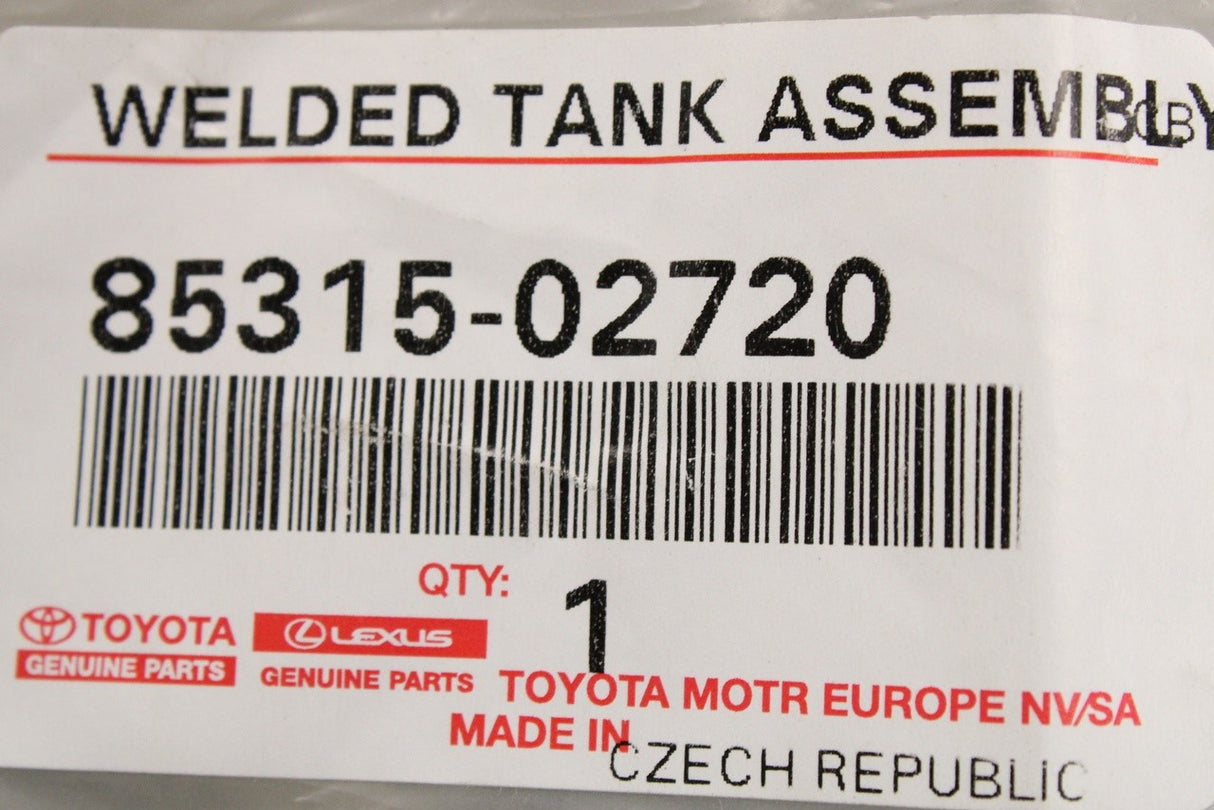 Toyota Corolla 2019-on windscreen washer fluid reservoir 85315-02720