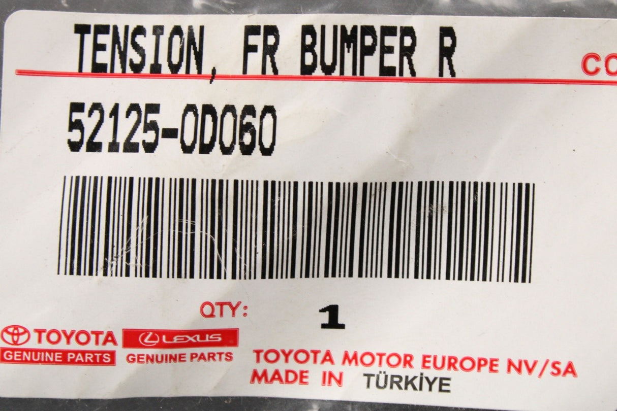 Toyota Yaris 2014-2020 front bumper bracket 52125-0D060