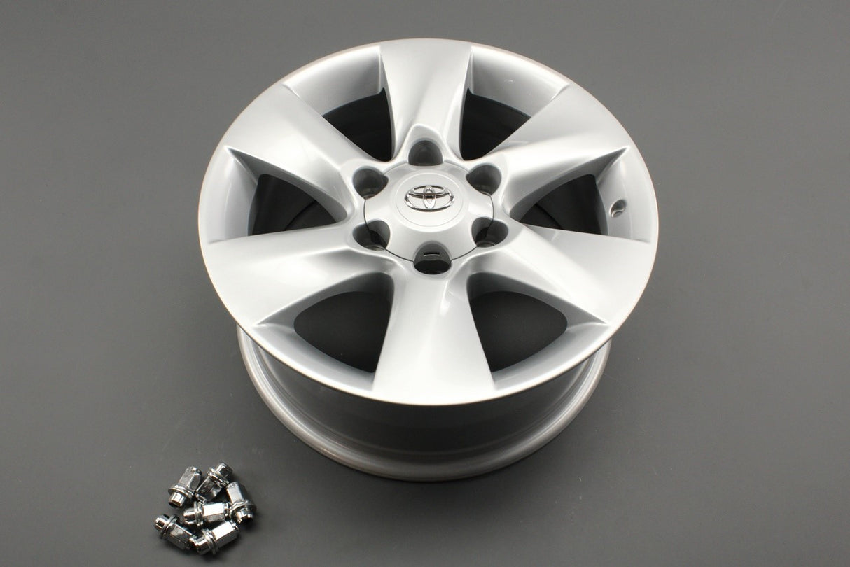 Toyota Land Cruiser 2009-17 17" canyon silver alloy wheel PZ49Q-J0670-ZE