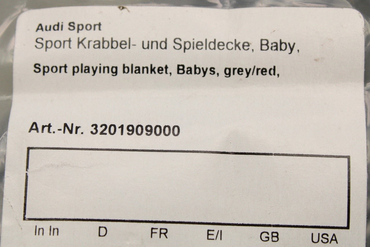 Audi Sport baby play blanket 3201909000