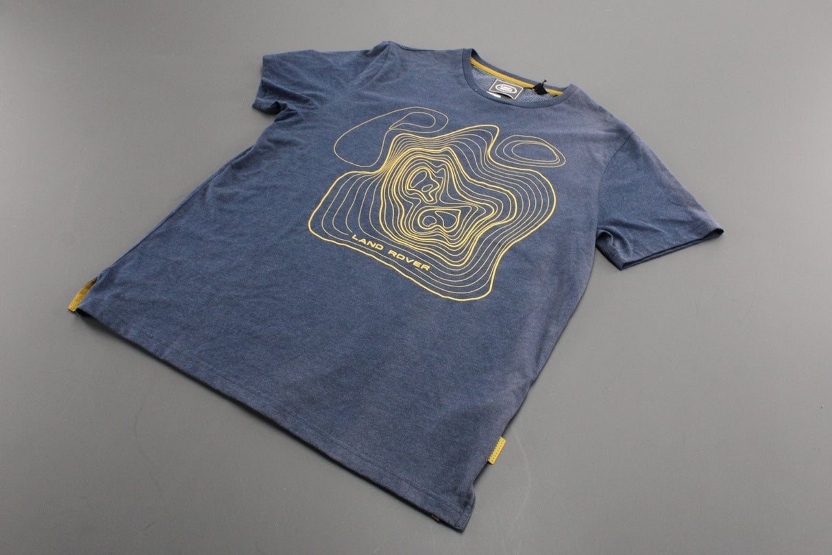 Land Rover Men's relief map t-shirt (XL) LGTM457NVF