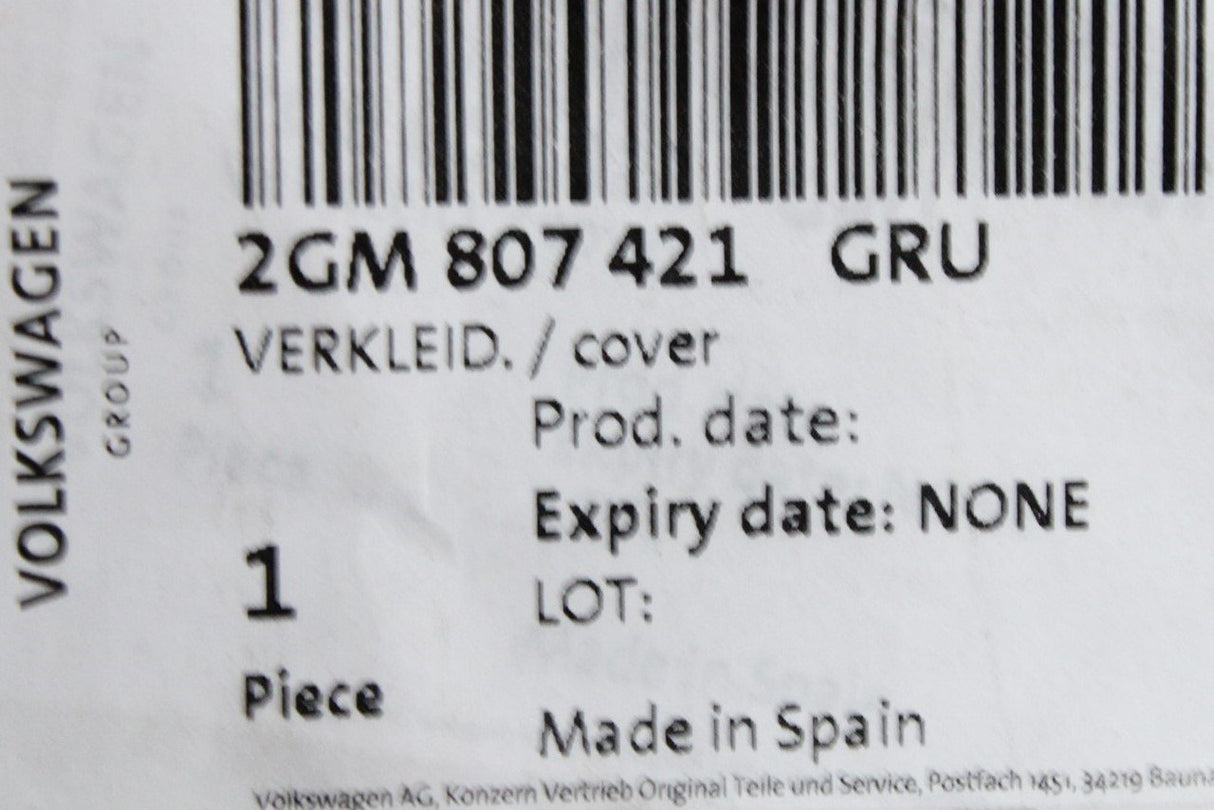 VW T-Cross 2019-on rear bumper cover (primed) 2GM807421 GRU