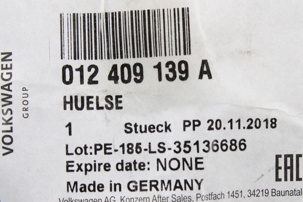 VW Audi Skoda SEAT final drive gearbox shaft needle bush 012409139A