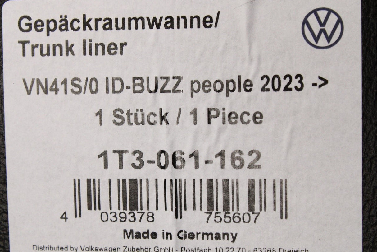 VW ID.Buzz 2022-on boot luggage compartment liner 1T3061162