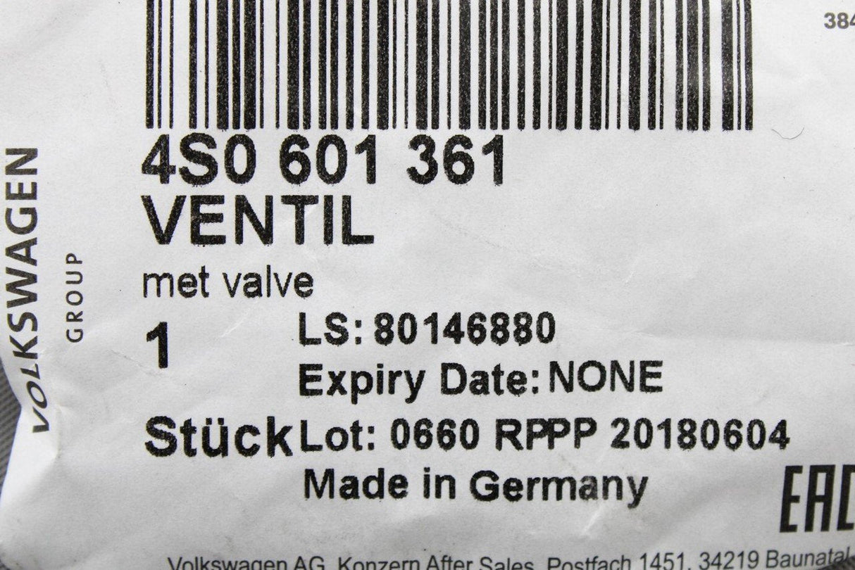 Audi R8 2016-on metal tyre valve (x1) 4S0601361