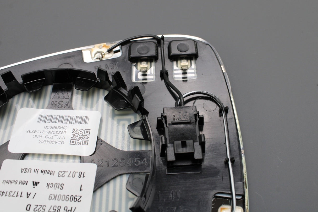 VW Touareg 2011-18 auto anti-dazzle wing mirror glass (right) 7P6857522D