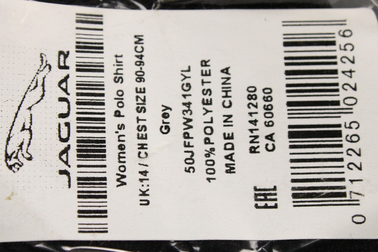 Jaguar racing Formula-E polo shirt (women's 14) JFPW341GYL