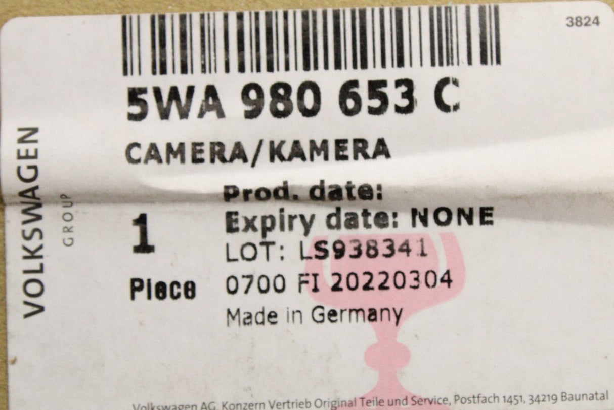 VW Golf MK8 Audi A3 8Y Skoda Octavia SEAT Leon front camera 5WA980653C