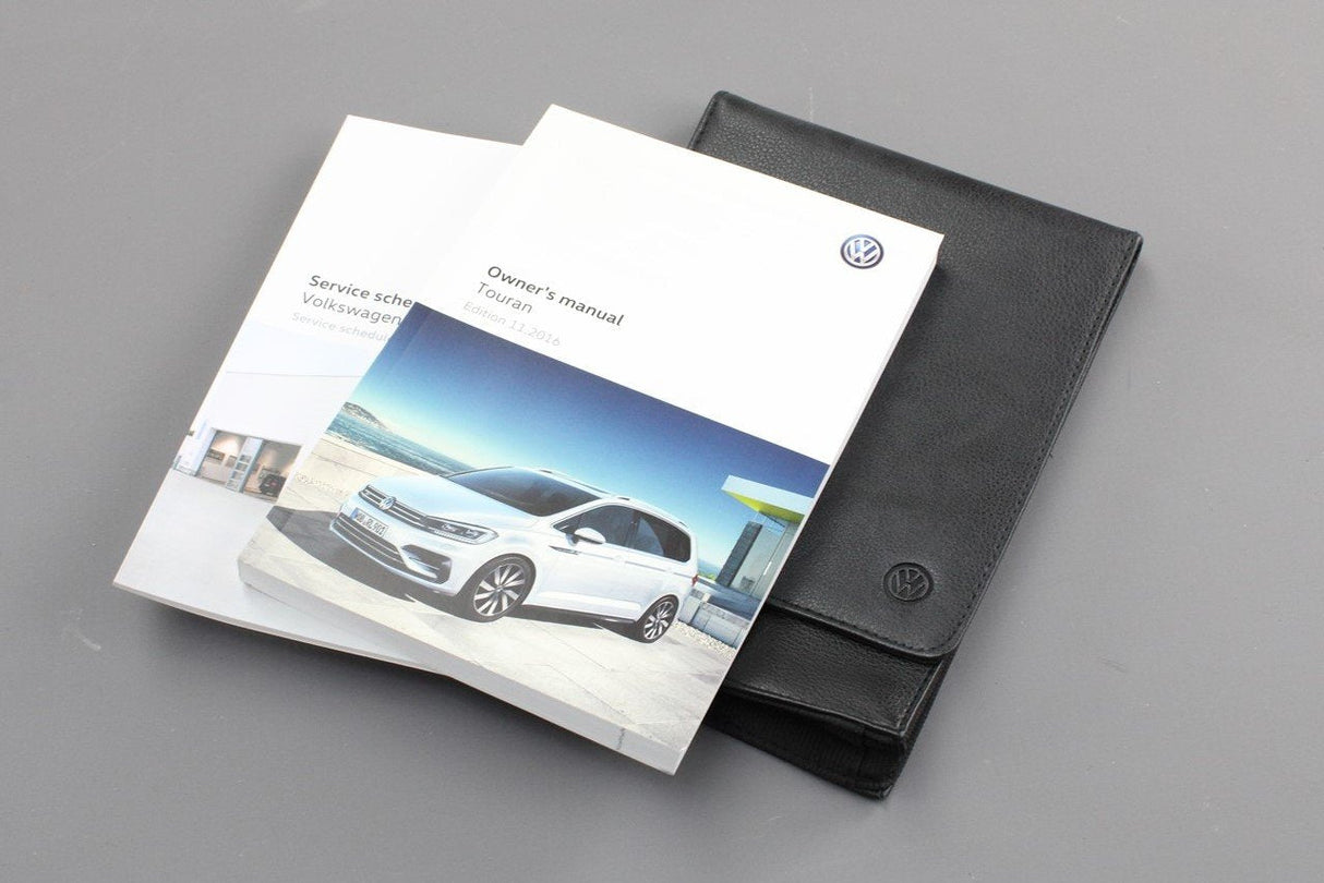 VW Touran 2016-on owners manual handbook wallet A5T0E0020