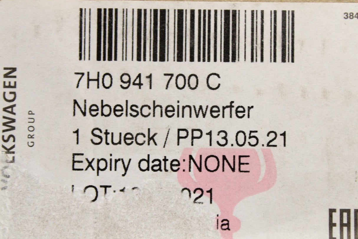 VW Touareg Transporter Skoda Fabia halogen fog lamp (right) 7H0941700C