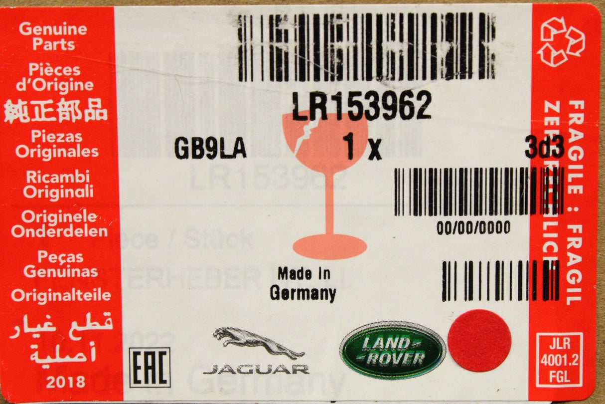 Range Rover L405 2013-24 rear window regulator (left) LR153962