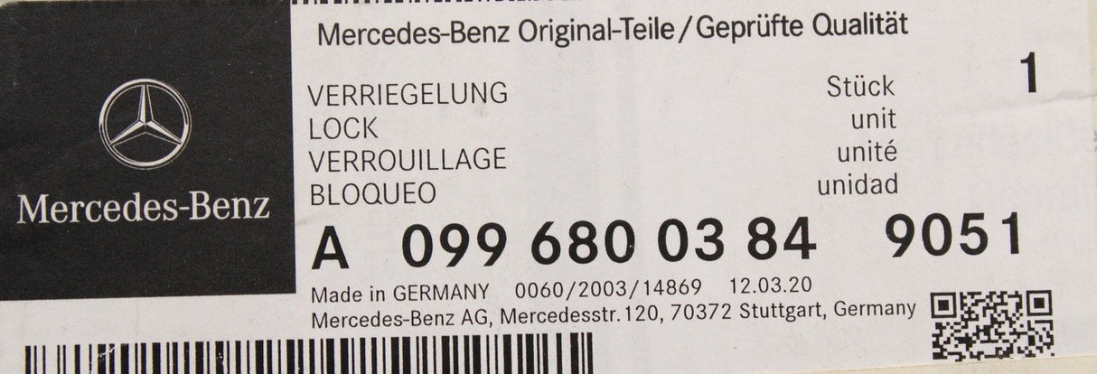 Mercedes-Benz W166 GLE GLS ML boot floor compartment handle A09968003849051