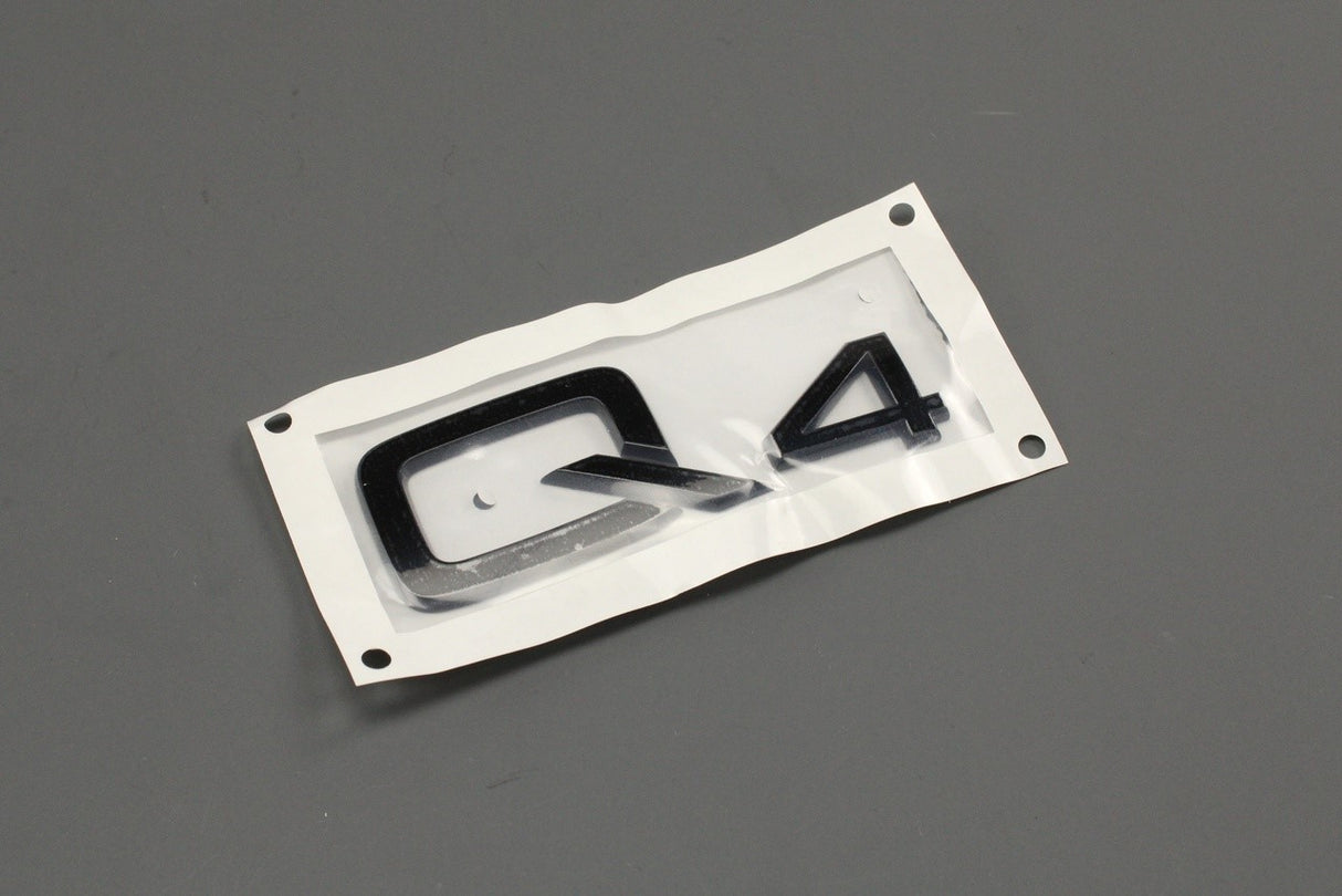 Audi Q4 e-tron 2022-on black model name badge (rear) 89A071803