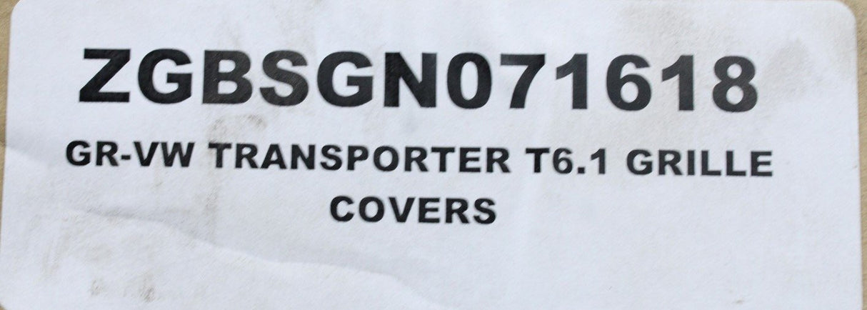 VW Transporter T6.1 2020-on accessory grille covers ZGBSGN071618