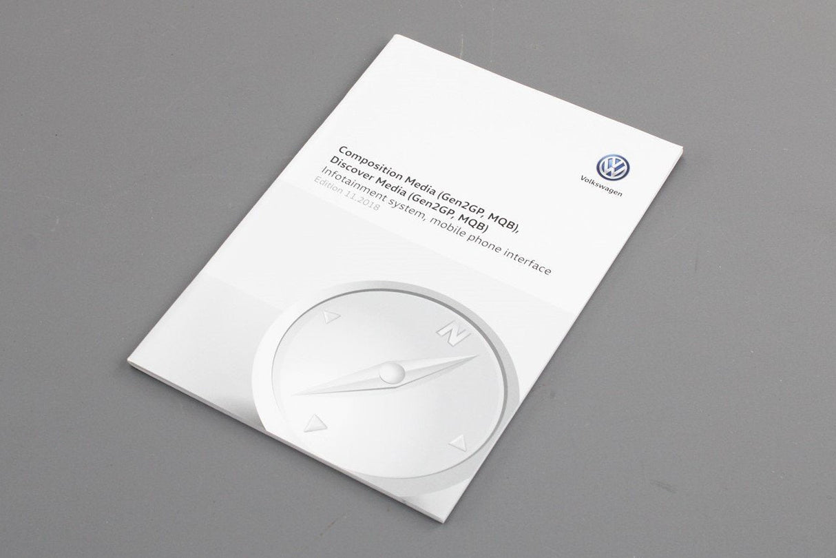 VW Volkswagen Composition/Discover Media Gen2GP MQB booklet 5G4012720AA