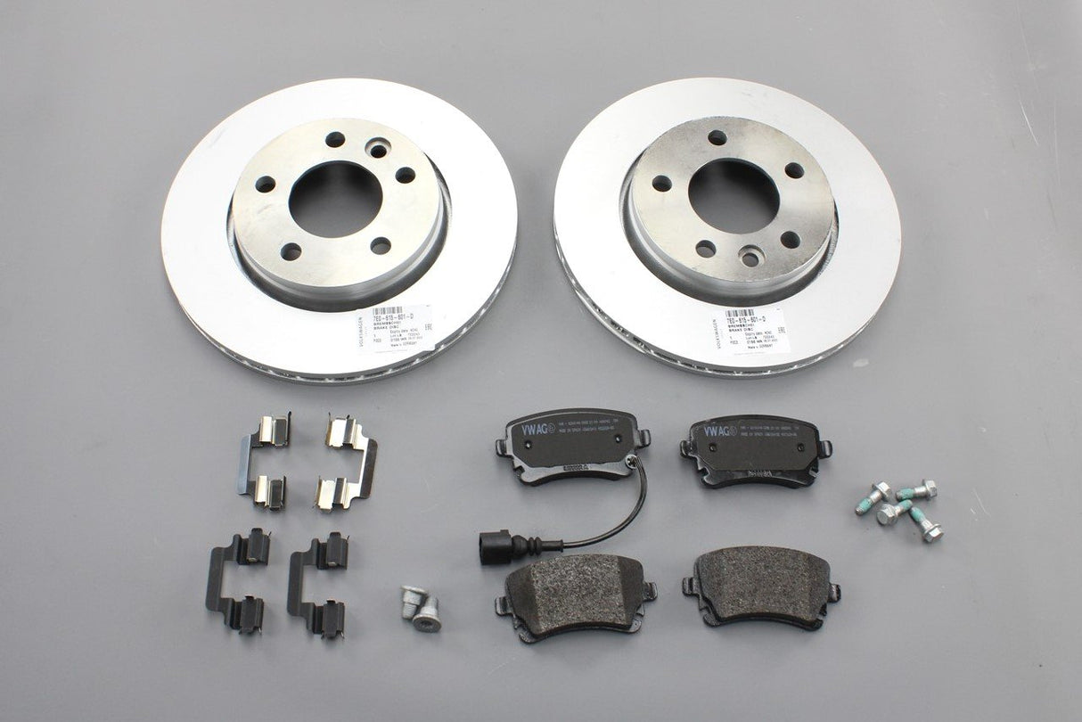 VW Transporter T5 T5.1 T6 03-19 rear brake discs & pads kit JZW698601AK