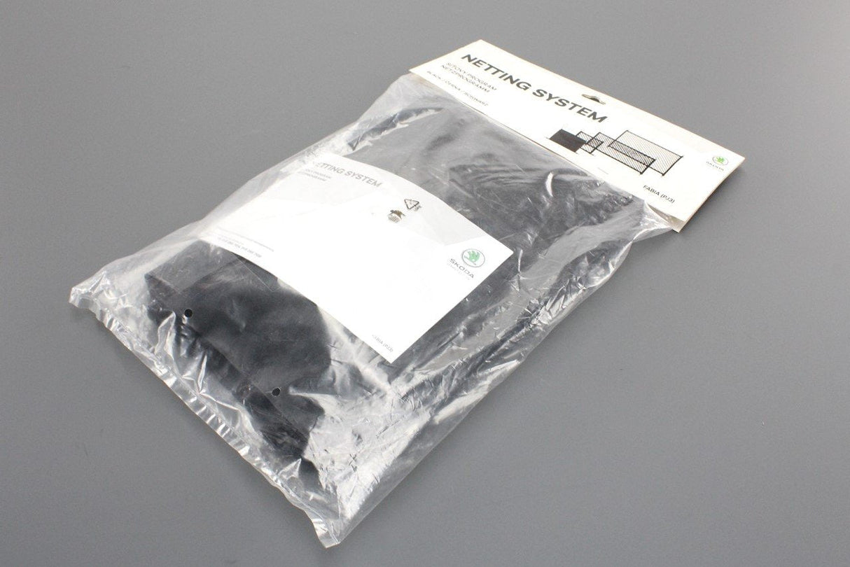 Skoda Fabia 2022-on luggage netting system (black) 6VE065110