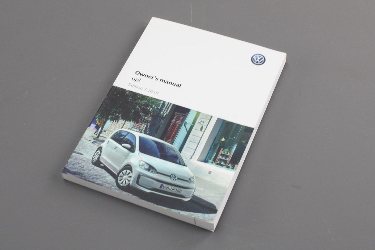 VW Up! 2017-on owners manual booklet (edition 07.2018) 1S0012720AH