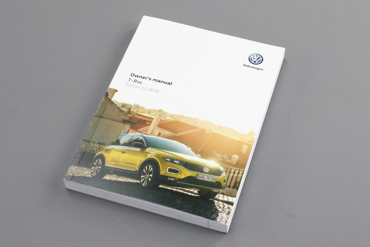 VW T-Roc 2018-on owners manual handbook booklet 2GA012720AD