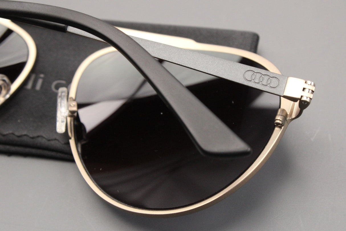 Audi men's pilot sunglasses in dark grey/sand 3112200300