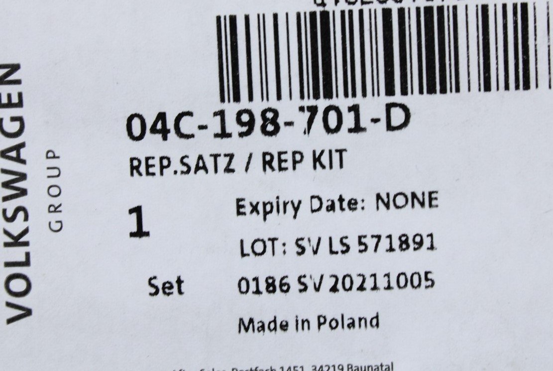 VW Skoda SEAT 1.0 TSI turbo actuator coupling rod repair kit 04C198701D