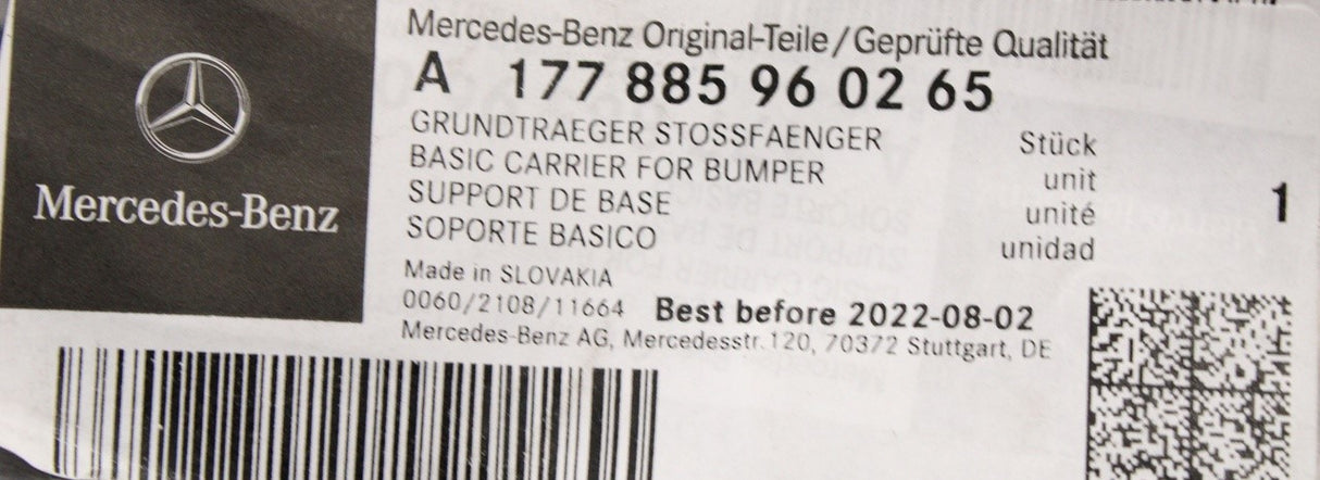 Mercedes-Benz A-Class W177 bumper guide (front right) A177885960265