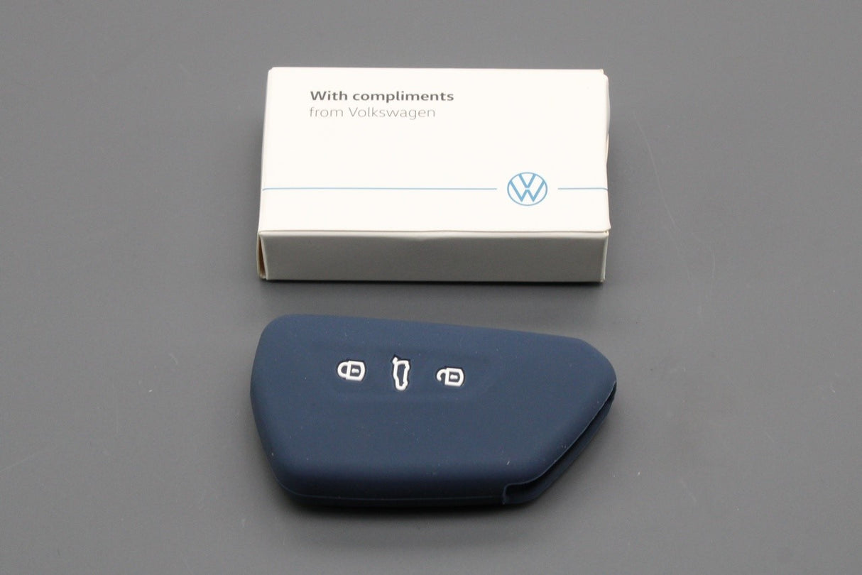 VW Volkswagen silicone key cover in dark blue 5H0087012 530