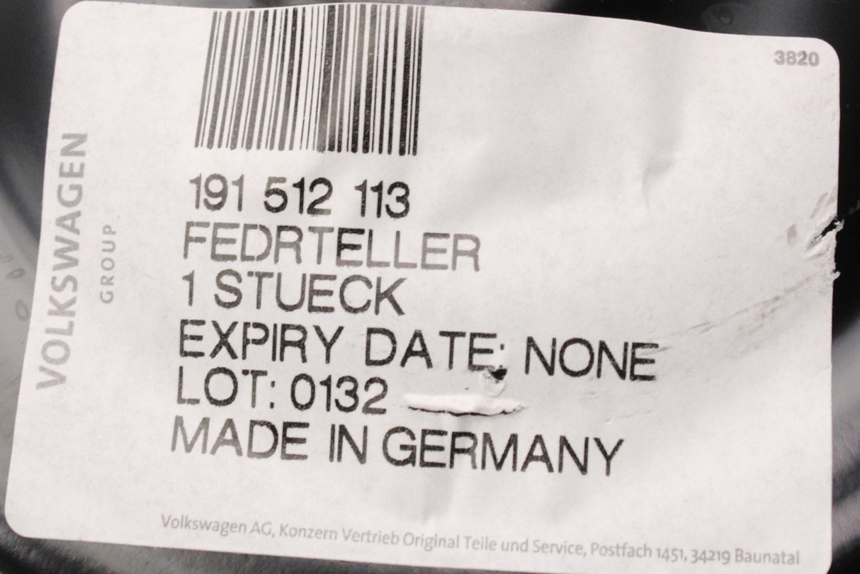 VW Golf MK2 MK3 Audi SEAT front suspension spring disc (upper) 191512113