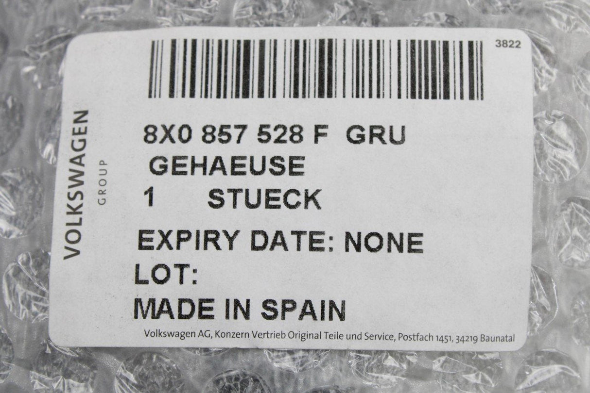 Audi A1 2011-14 Right driver external mirror cap cover 8X0857528FGRU