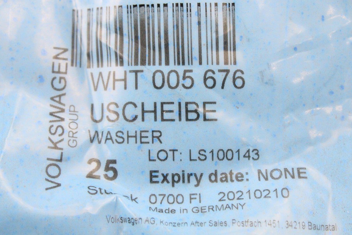 VW Audi Skoda SEAT Cylinder head bolt washer 12.5x24x2.5 (x1) WHT005676