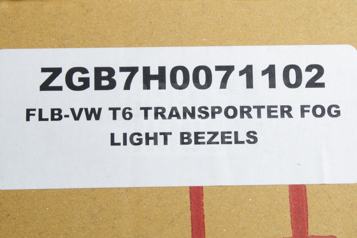 VW Transporter T6 16-20 Sportline front fog light cover set ZGB7H0071102