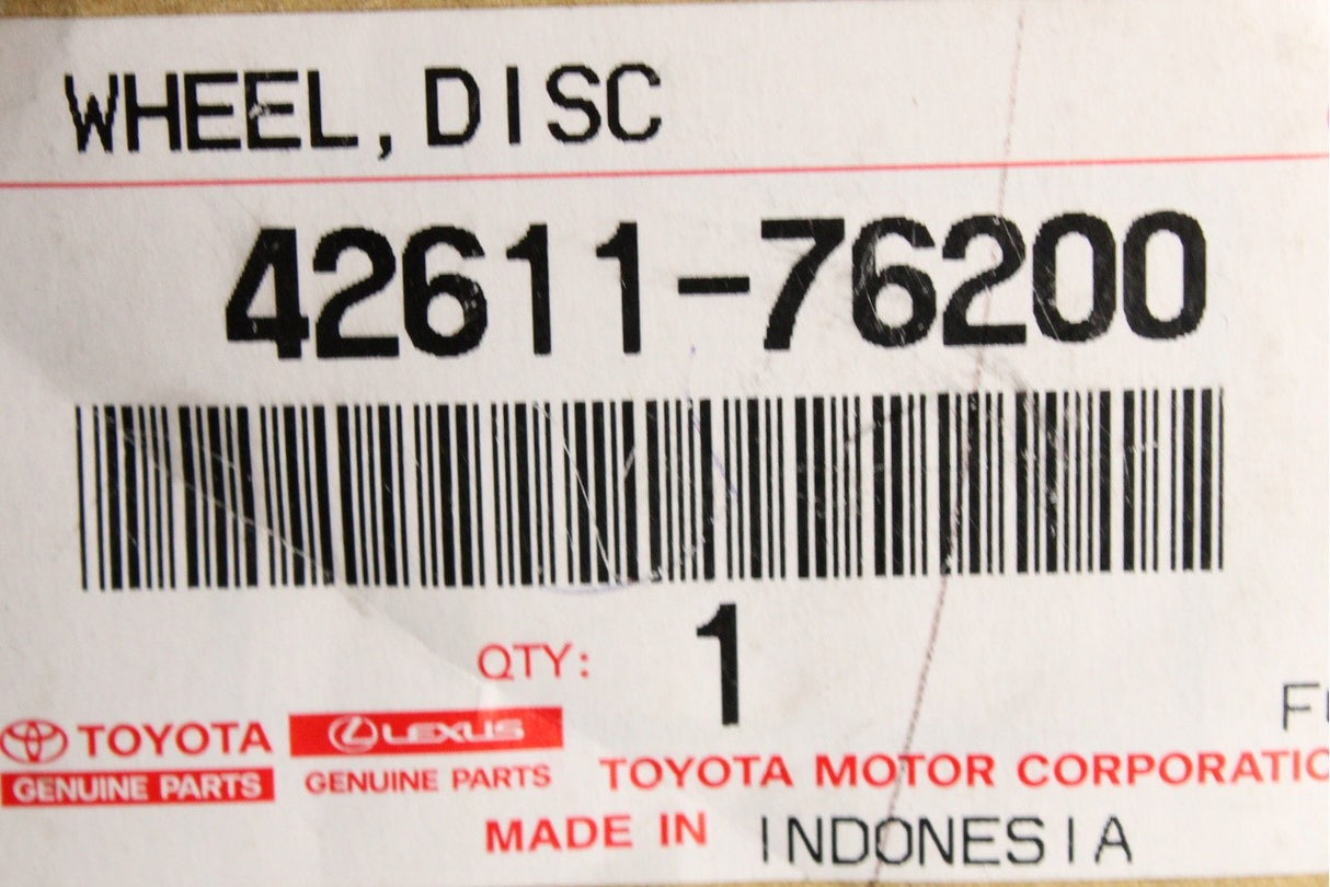 Lexus CT200H 2010-on alloy wheel (17"x7) 42611-76200