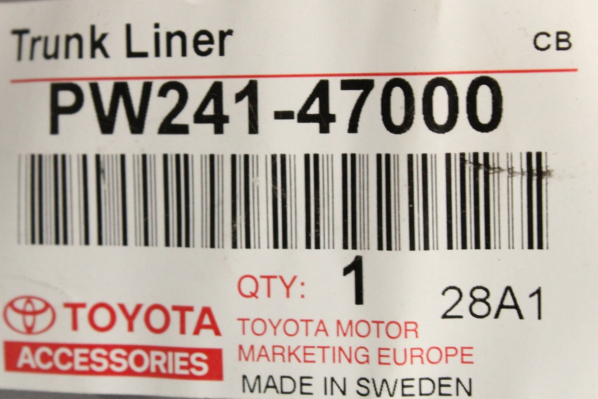 Toyota Prius boot liner PW241-47000