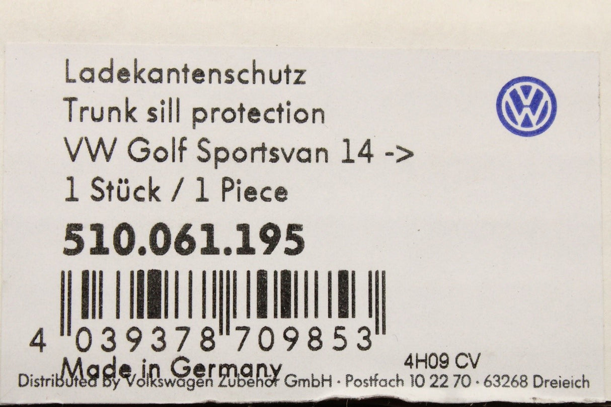 VW Golf SV 2014-24 rear bumper protection trim 510061195